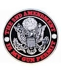 2nd Ammendment is My Gun Permit Embroidered Patch