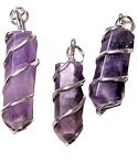 Wire Wrapped Amethyst Points