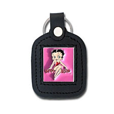 Large Delux Betty Boop Leather Keychain