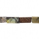 Magnetite Stone Rectangle Beads