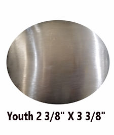 Youth Oval Belt Buckle Blank