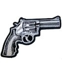 Revolver Pistol Gun Embroidered Patch