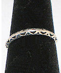 Stackable Sterling Silver Band Ring #77