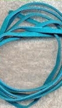 Turquoise Cowhide Suede Laces