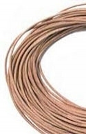 2mm Natural Round Leather Cord