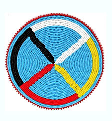 5" Four Directions Beaded patch