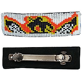 End of the Trail Beaded Barrette