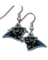 NFL LICENSED Carolina Panthers Logo Dangling Earrings
