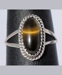 Sterling Silver Tigerseye ring