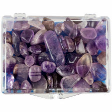 Amethyst Stones Box, Medicine Bag Medicine Bag Rocks