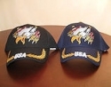 USA eagle tearing through hat