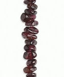 36" Continuous Strand Garnet Chip Beads