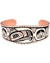 Totemic Eagle Copper Bracelet