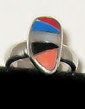 Zuni Inspired Inlaid Stone Ring