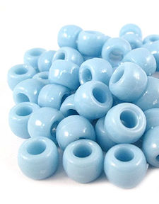 720 Light Blue Opaque Pony Beads