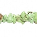 Magnesite turquoise lime green chips.