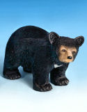 Miniature Standing Black Bear Figurine