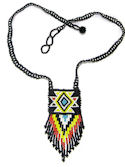 Native American Inspired Multicolor Beaded Necklace