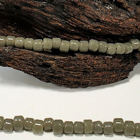 100 Olive Gray Crow Beads