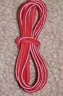 Red Cowhide Suede Laces