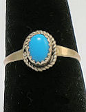 Turquoise Sterling Silver Ring #169