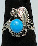 Turquoise Sterling Silver Ring #153