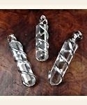 Wire Wrapped Clear Crystal Points