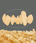 36\" Strand Yellow Calcite Chip Necklace